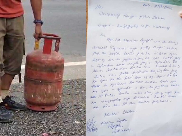 WAT HADIEN BA LAH LUT DANG KHIA HADUH 19 KILO KA TYNDONG GAS BA THEP DA KA UM, UJOR EJAHAR KA LONGKMIE