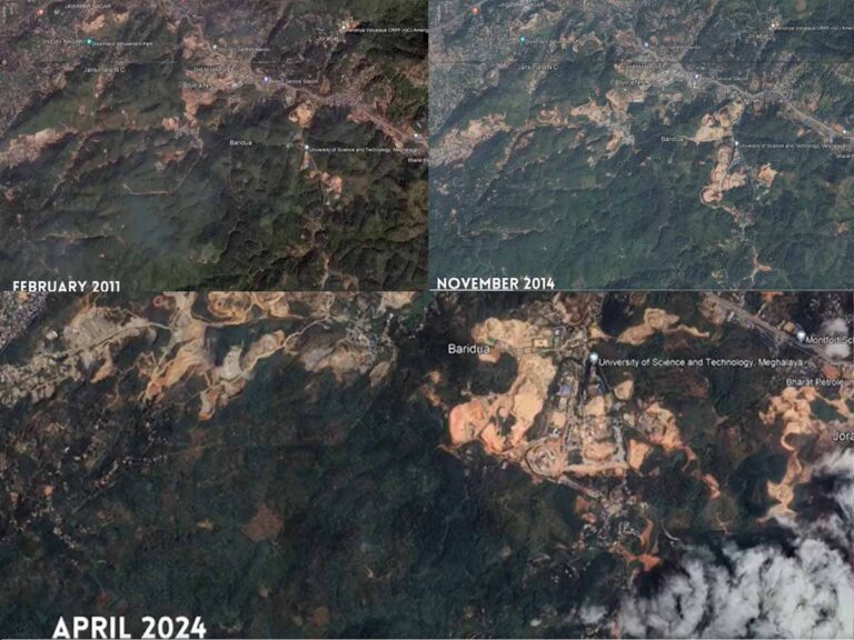 DA KI MAP SATELLITE SEI U HIMANTA BAN PYNSHAI HALOR KA JINGKYNNOH SHLEI UM KA SOR GUWAHATI NA MEGHALAYA