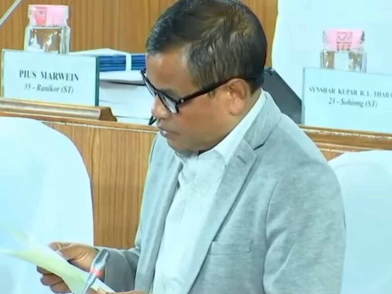 Ai khublei u MLA ka Jirang ia u Myntri rangbah ka jylla ba kular ban wan rah biang ia ka lyer bakhuid ha Byrnihat