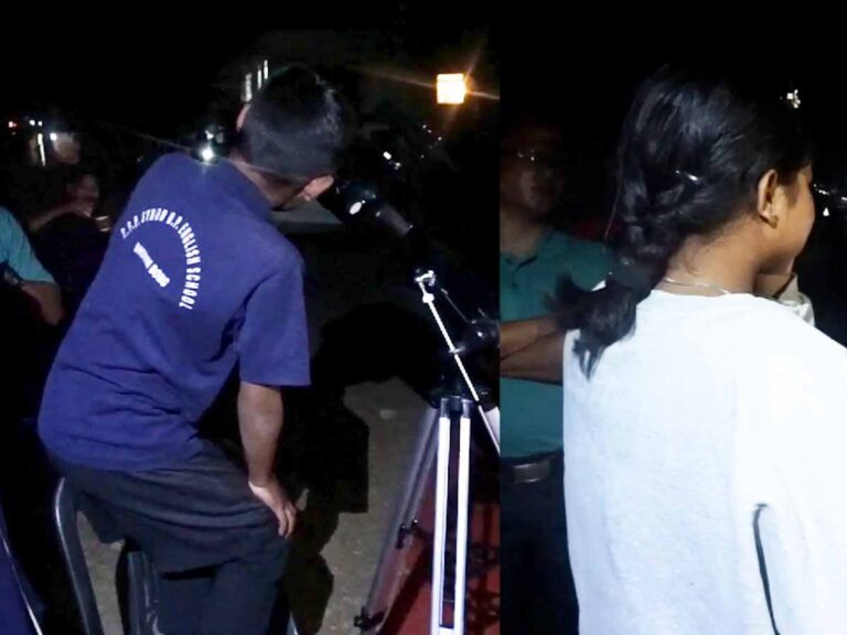 Wan rah ka Bharti Airtel Foundation da ka Astronomy Club ha Bhoirymbong, ka jinghikai shaphang ki met bneng