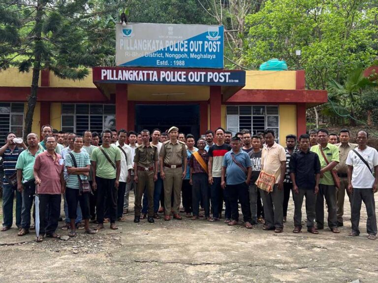 Ban wan rah ïa ka shongsuk ka shongsaiñ, pynlong ka tnat Pulit Ri Bhoi da ka jingïalang ha Pilangkata Police Outpost