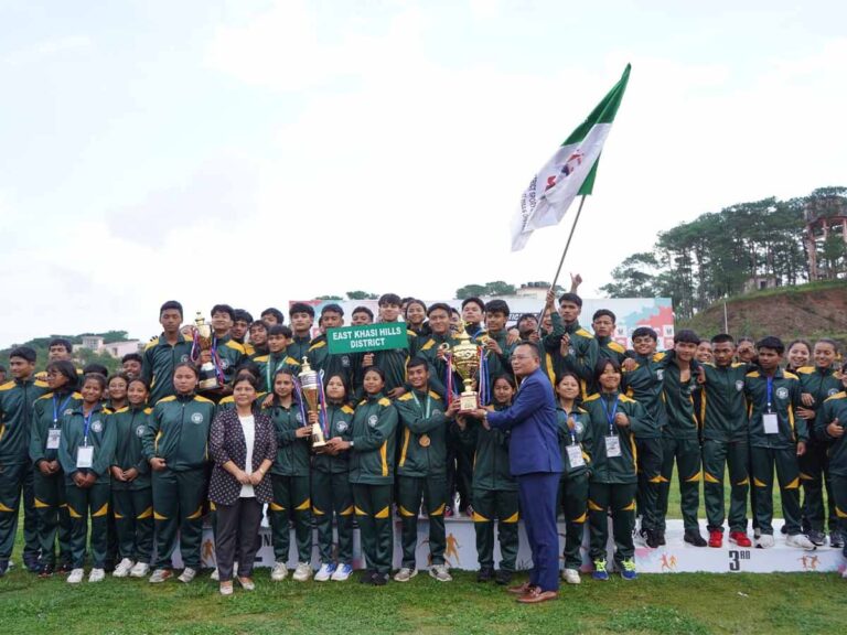 La pynhap pyrda ia ka State Level Inter School Athletic Meet, ka East Khasi Hills kum ka lahduh