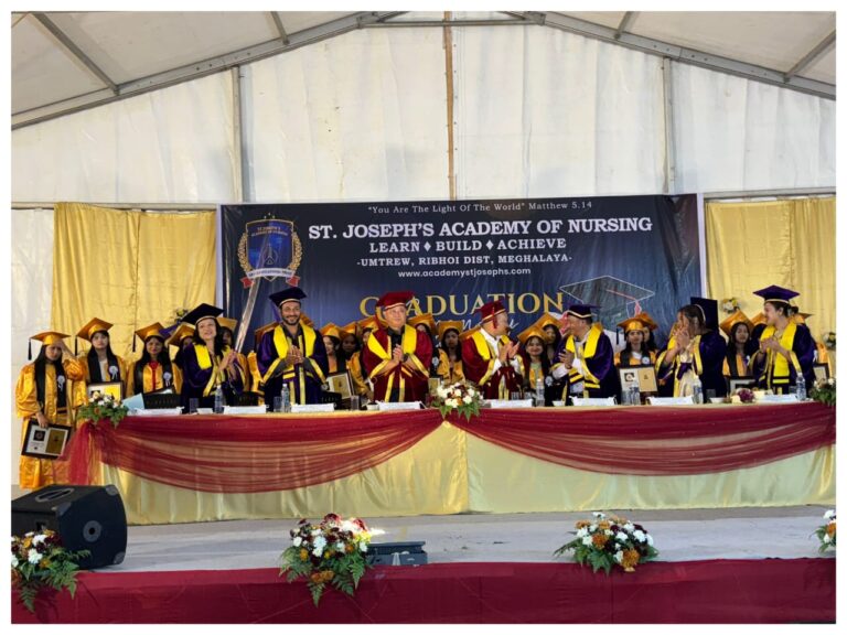 Leh Burom Ka St. Joseph Academy Of Nursing Ia Ki 27 Ngut Ki Nurse Ba Pyndep Ia Ka GNM