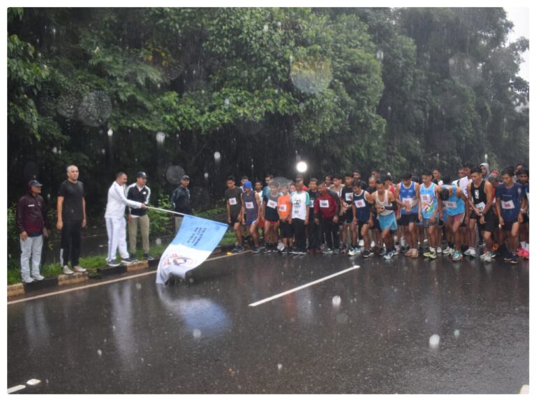 Rah u Monas bad ka Felinza ia ka nam lahduh ka 5km Run For Unity ka tnad Pulit ha Nongpoh