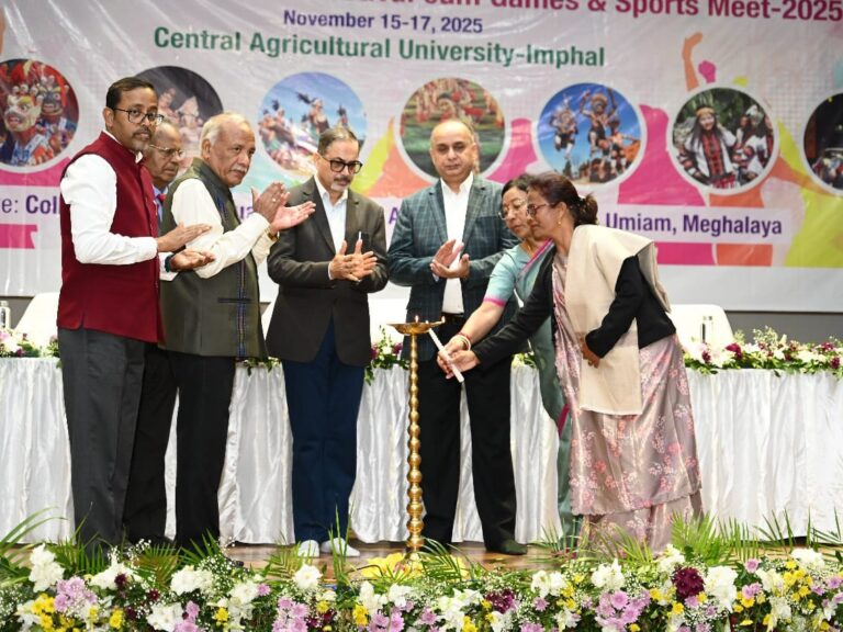 CAU- 9th Youth Festival-cum-Games & Sports Meet 2025 at CPGS-AS, Umiam inaugurated