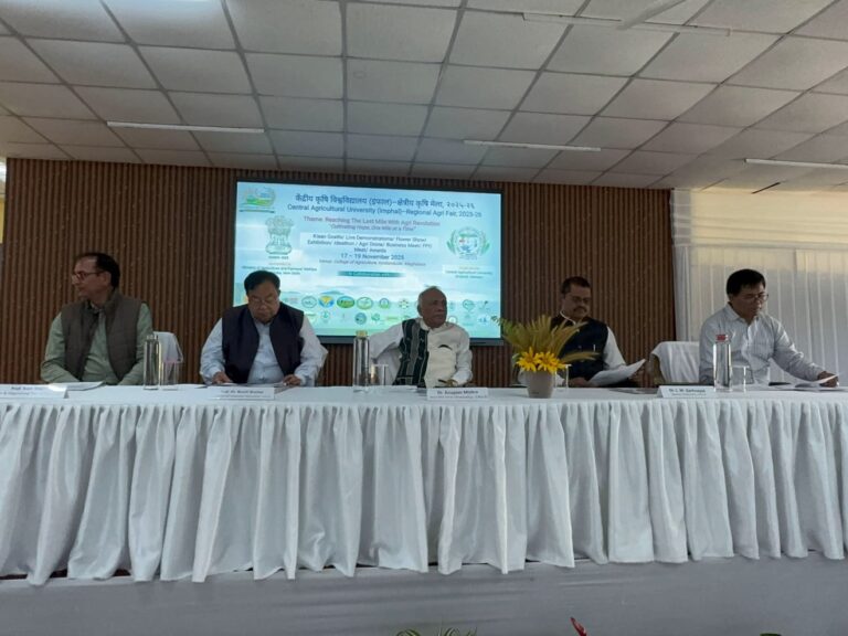 CAU Imphal Holds Press Briefing for Regional Agri Fair 2025 at Kyrdemkulai Campus