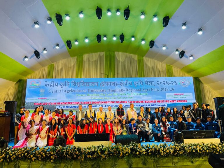 Meghalaya Governor inaugurates three-day Agri Fair organized by CAU Imphal at Kyrdemkulai