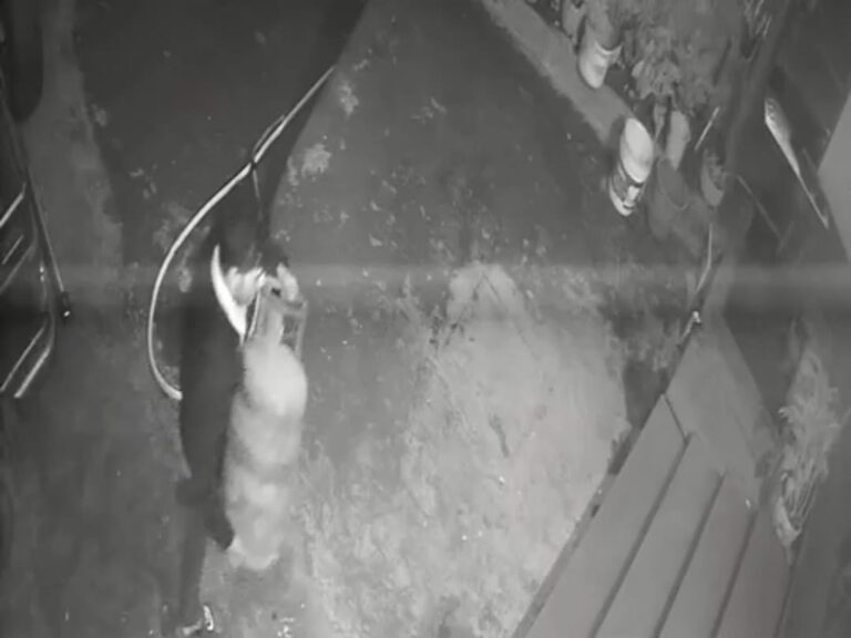Ha ka CCTV lap ba leit tuh u runar haduh 3 tylli ki Cylinder Gas, suba ba dei uba dih drok