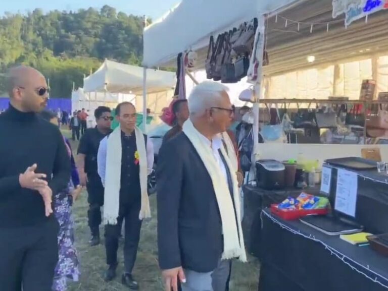 Plie u Dr. Celestine Lyngdoh, MLA ka Umsning ia ka Tamasa Amur Falcon ha Umtngam
