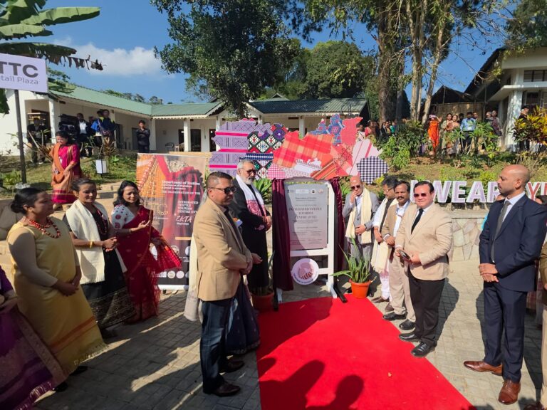 Plie paidbah u Myntri ka tnad textile ka sorkar pdeng ia ka Integrated Textile, Tourism Centre ha Ri Bhoi