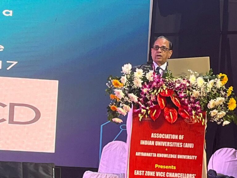 USTM VC Prof. G. D. Sharma Highlights Universities’ Role in Advancing SDGs at AIU East Zone VCs’ Meet 2025–26