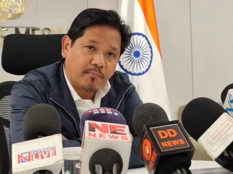 Ba don Election ha Assam, la sangeh shwa ban ia pynbeit pud bad ka Assam, ong u Conrad Sangma