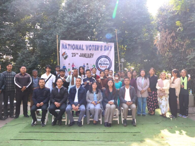 Rakhe ka ophis u Deputy Commissioner ka Ri Bhoi ia ka National Voter Day ha Nongpoh