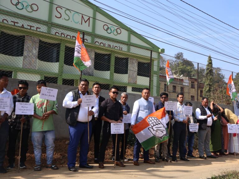 Dang iaid pyrshah ka Party Congress na Ri Bhoi halor ka jingpynkylla kyrteng ia ka skhim MGNREGA