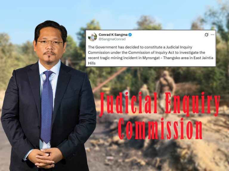Thung ka sorkar da ka ‘Judicial Inquiry Commission’ ban dang tohkit ia ka jingbthei par dewiong