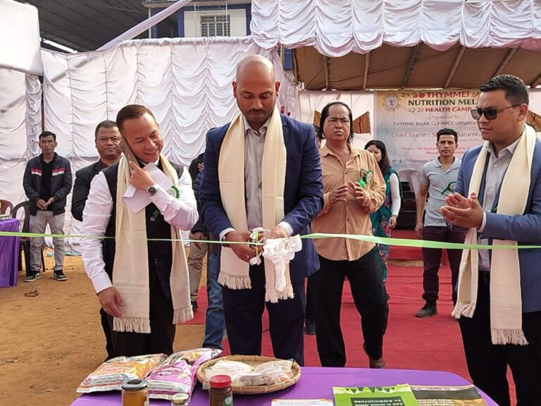 Plie u DC ka Ri Bhoi ia ka Nutrition Mela bad ka Health Camp ha Umsning