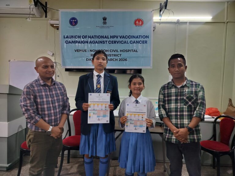 Sdang ka tnad ka koit ka khiah ban Ai Injek HPV Ban Ïada Na Ka Jingpang Bampong Ka Pla Khun Ki Kynthei