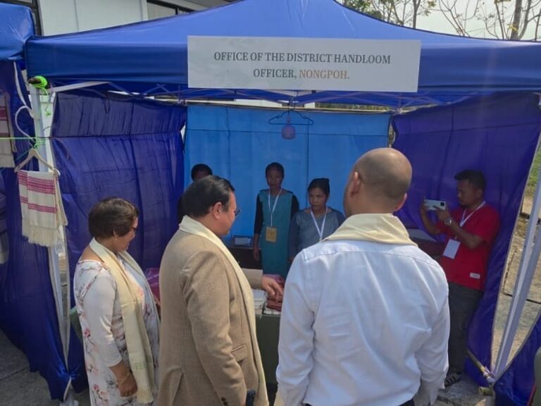 La Dang Paw Ka Jain Ryndia Ba La Ioh GI Tag, Pynlong Da Ka Loom & Links Ka Iew Ban Kyntiew Ia Ki Nongthain Jain.