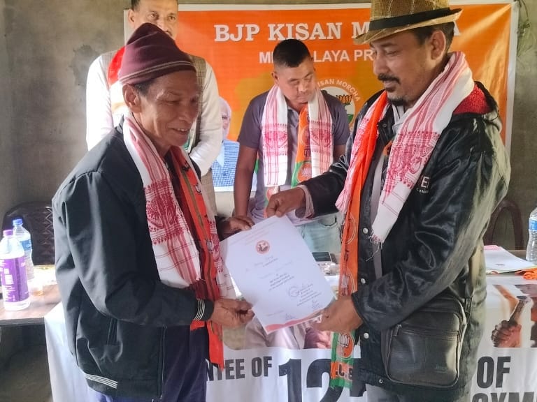 Ha shnong khappud pynrung dkhot ka BJP Meghalaya State Kisan Morcha