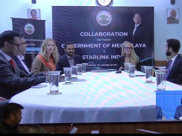 Shen yn ioh ka Meghalaya da ka Internet ba sted ba la ia soi soskular ka sorkar bad ka Starlink India