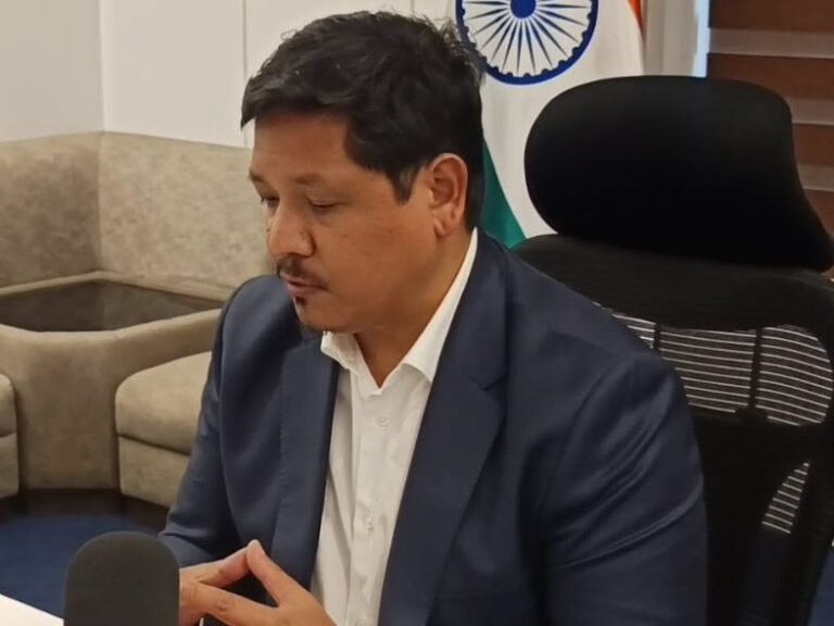 Shen yn sa plie noh ia ka LPG bottling plant ha Umiam, ong u Conrad Sangma