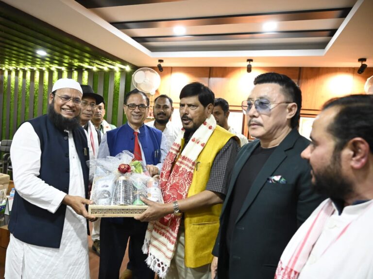 Union Minister Ramdas Athawale commends USTM’s Inclusive Education Model