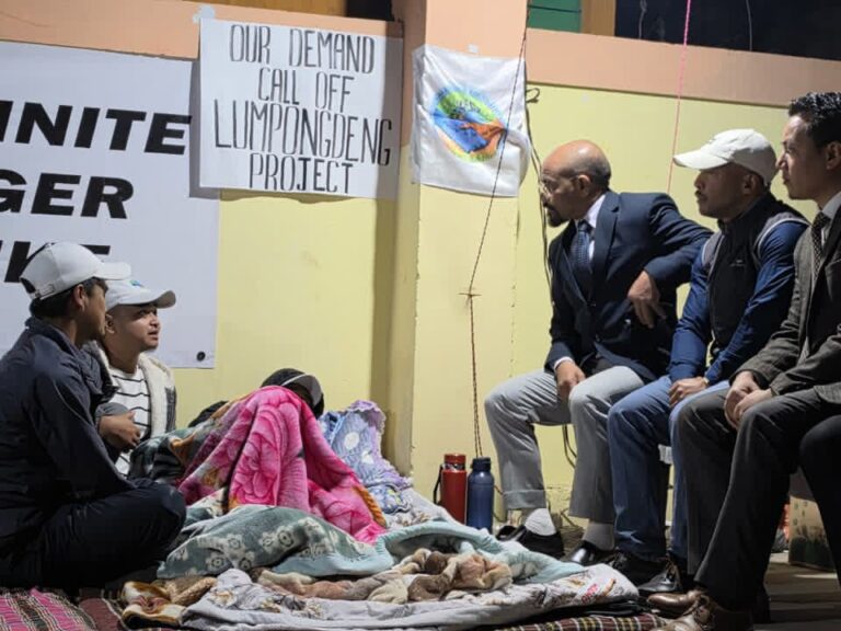 VPP Chief Visited Nonglang On His Indefinite Hunger Strike On Sunday
