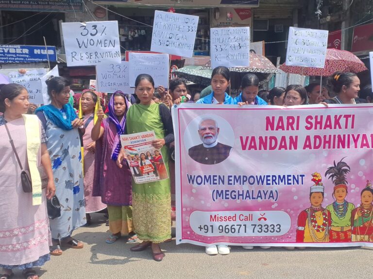 Rakhe Ïa Ka Nari Shakti Vandan Adhiniyam Ha Ri Bhoi, Shimbynta Ban Pynkupbor Ïaki Longkmie