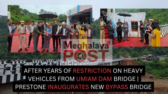 After Years Of Restriction On Heavy Vehicles From Umiam Dam Bridge Prestone Inaugurates New Bridge