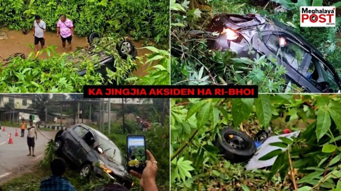 Car Loses Control Plunges Into Gorge In Ri Bhoi District