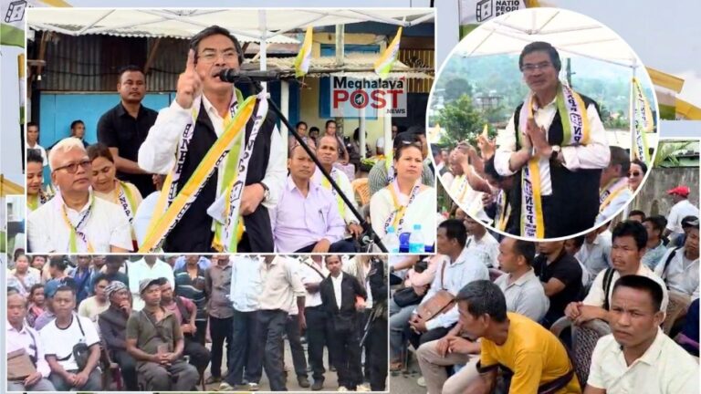 Ioh jingkyrmen u Dr. DRL Nonglait ha ka jingialap election ha Iewmawlong ba wan kyrshan ki paidbah