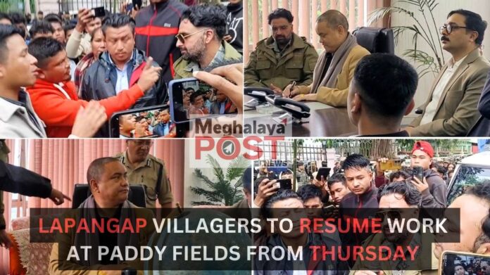 Lapangap Villagers To Resume Work At Paddy Fields From Thursday 1