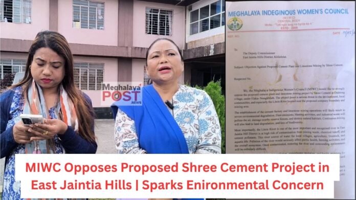 Miwc Opposes Proposed Shree Cement Project In East Jaintia Hills Sparks Enironmental Concern