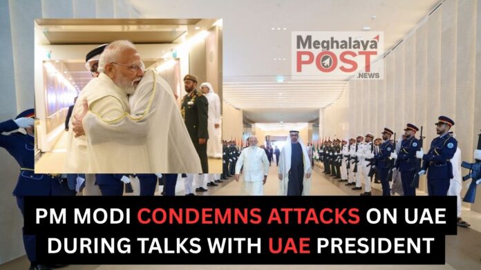 Pm Modi Condemns Attacks On Uae During Talks With Uae President