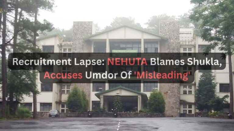 Recruitment Lapse Nehuta Blames Shukla Accuses Umdor Of Misleading