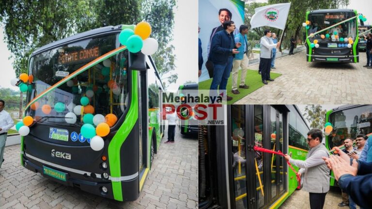 5 Electric Buses Launched For Passenger Service In Shillong
