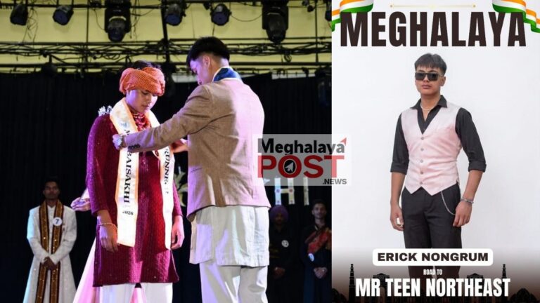 Erick Nongrum to Represent Meghalaya at Mr. Teen Royal Northeast 2027