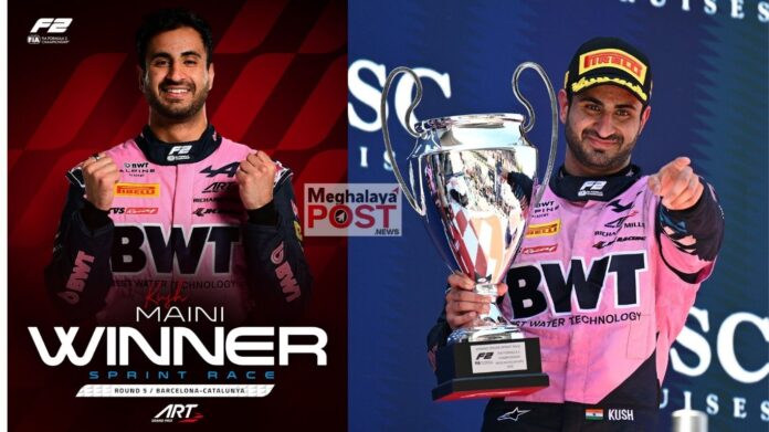 Indian Racer Kush Maini Shines With Commanding Win In Barcelona F2 Sprint