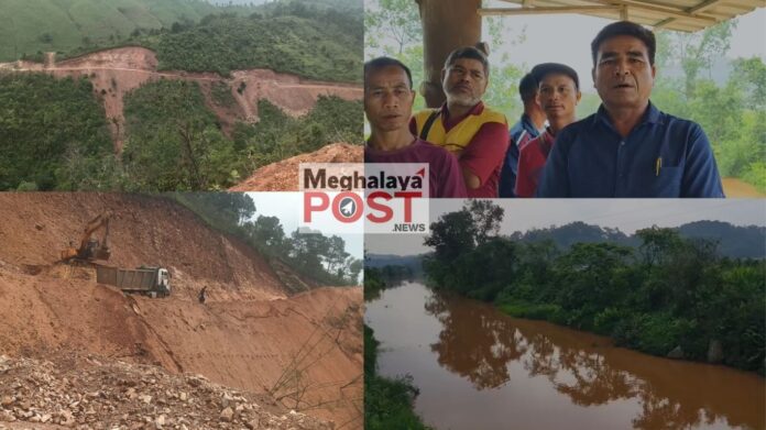 Umlew River Turns Muddy Due To Road Construction By Dhar Company Villages And Committee Express Concern