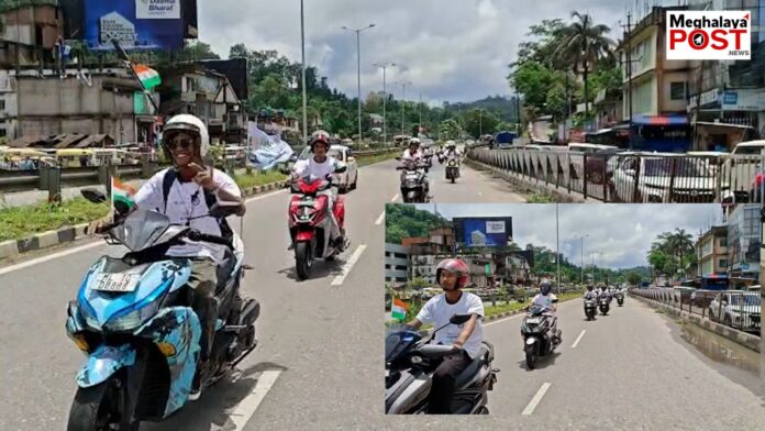 Da ka Bike Rally Pynshlur ka ophis u DC ban shim bynta ki paidbah ha ka SIR