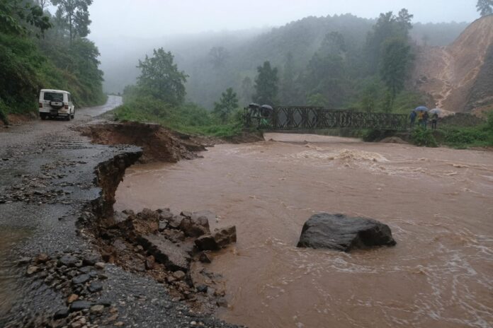 Incessant Rains Cause Flood, Landslides in Garo Hills