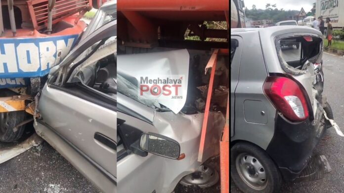Tynrah Ka Tata Mobile Ia Ka Maruti Alto 800 Haduh Ban Rung Ha Khrum Ka Trok Kit Umphniang Ha Umran Dairy