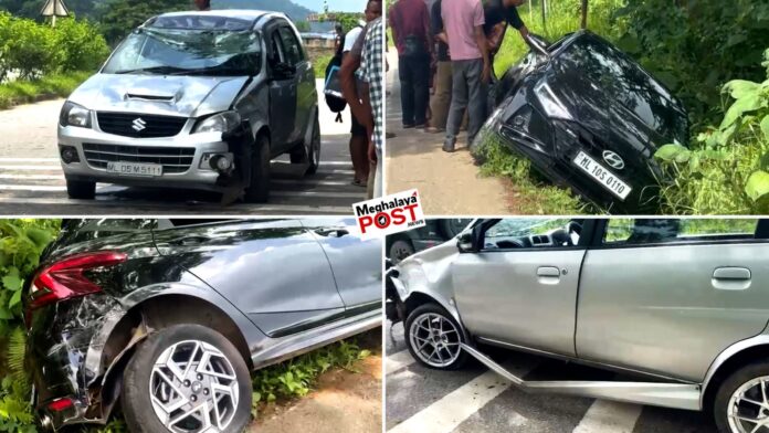 Kylla Khongpong Ka Alto K10, Sha Nala Hap Ka i20 | Ka Jingjia Aksident Ha Nongpoh