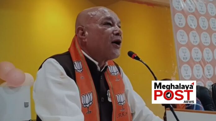 Sanbor Hits Out At Meghalaya Congress Over SIR Issue